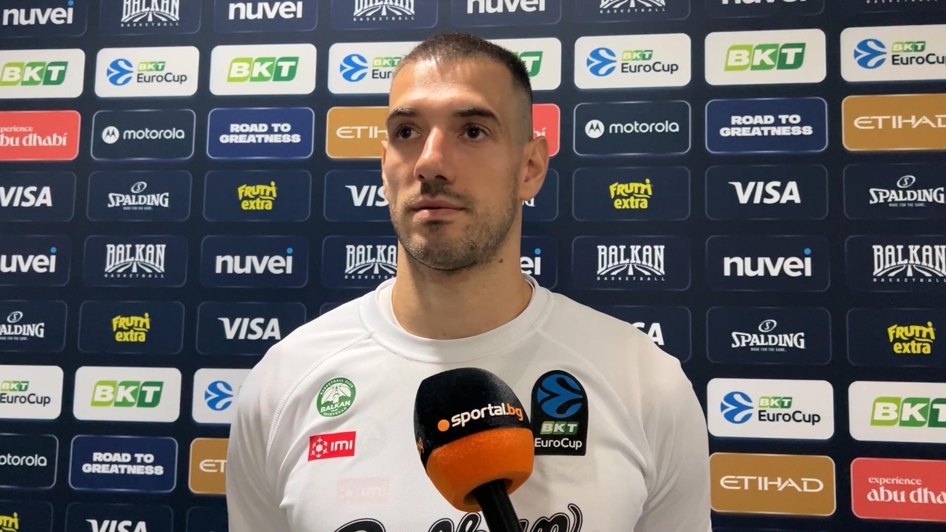 Павлин Иванов: Балкан игра силно три части, но Манреса вдигна темпото и надделя Павлин Иванов: Балкан игра силно три части, но Манреса вдигна темпото и надделя