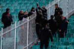 Юмручна схватка между фенове на ЦСКА и Лудогорец пред сектор Б на Васил Левски