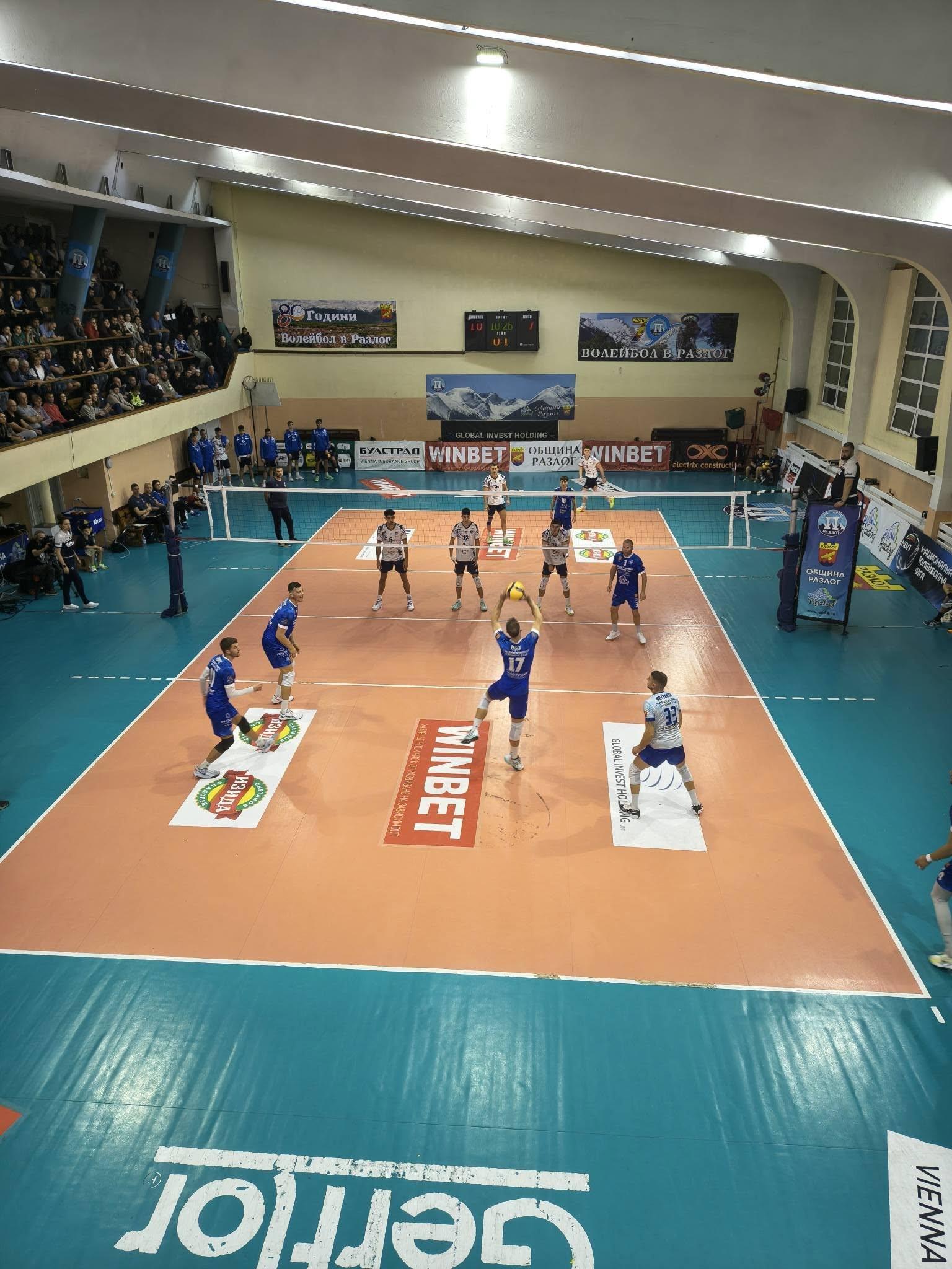 Пирин (Разлог) взе първа победа в WINBET Супер Волей, победи Металург 3:1